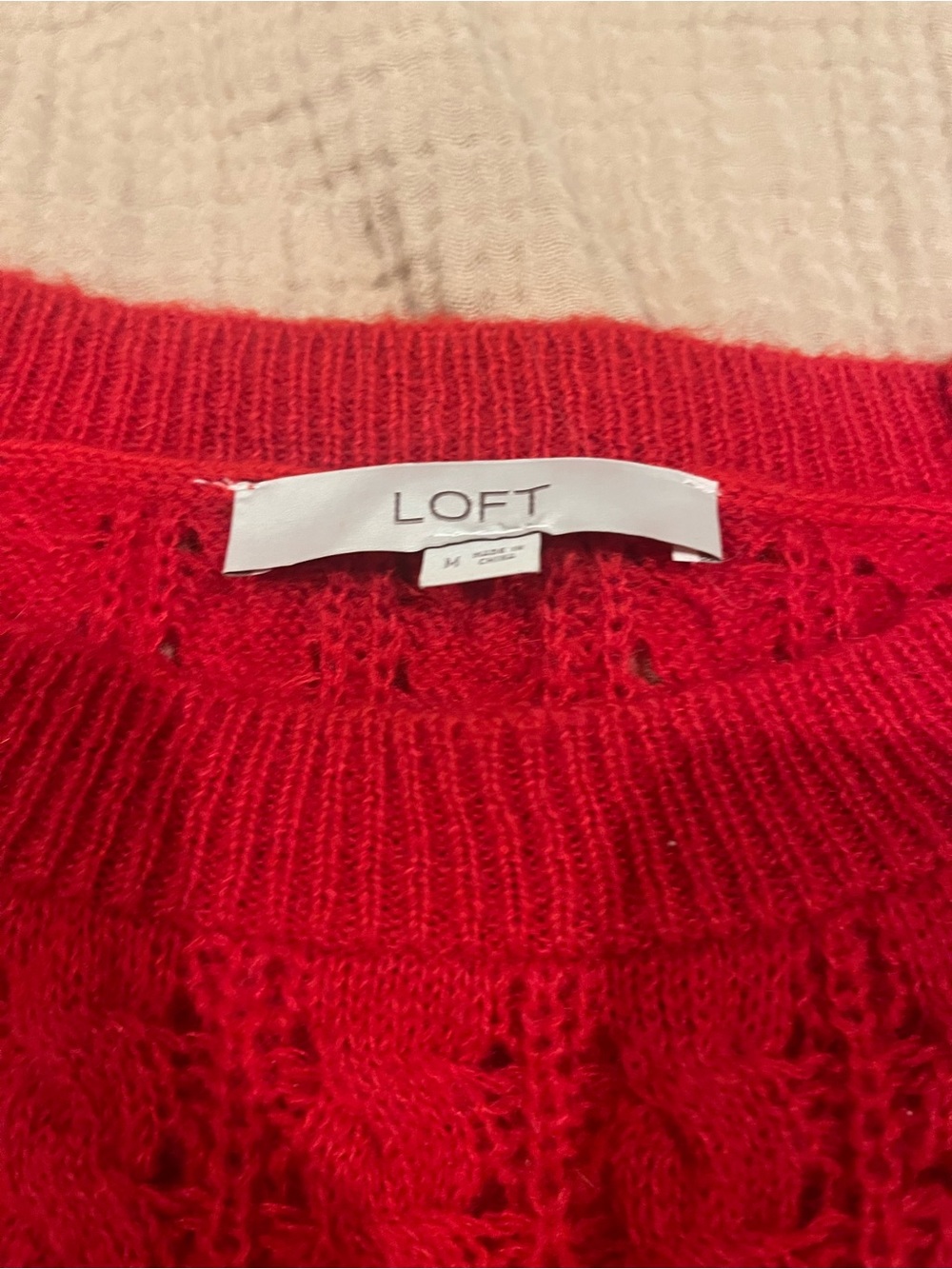 Cozy Red Sweater - Picture 2 of 6
